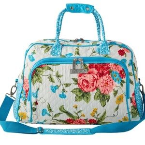 The Pioneer Woman Weekender Bag, Sweet Rose, Quilted Tote